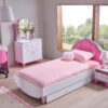Kupa LITTLE PRINCESS Kinderbett mit Kopfteil-Polster & Bettkasten / Ausziehbett - 100x200 cm