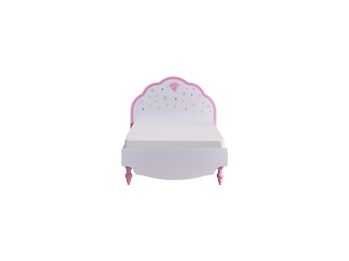 Kupa LITTLE PRINCESS Kinderbett mit Kopfteil & Bettkasten / Ausziehbett - 100x200 cm – Bild 4