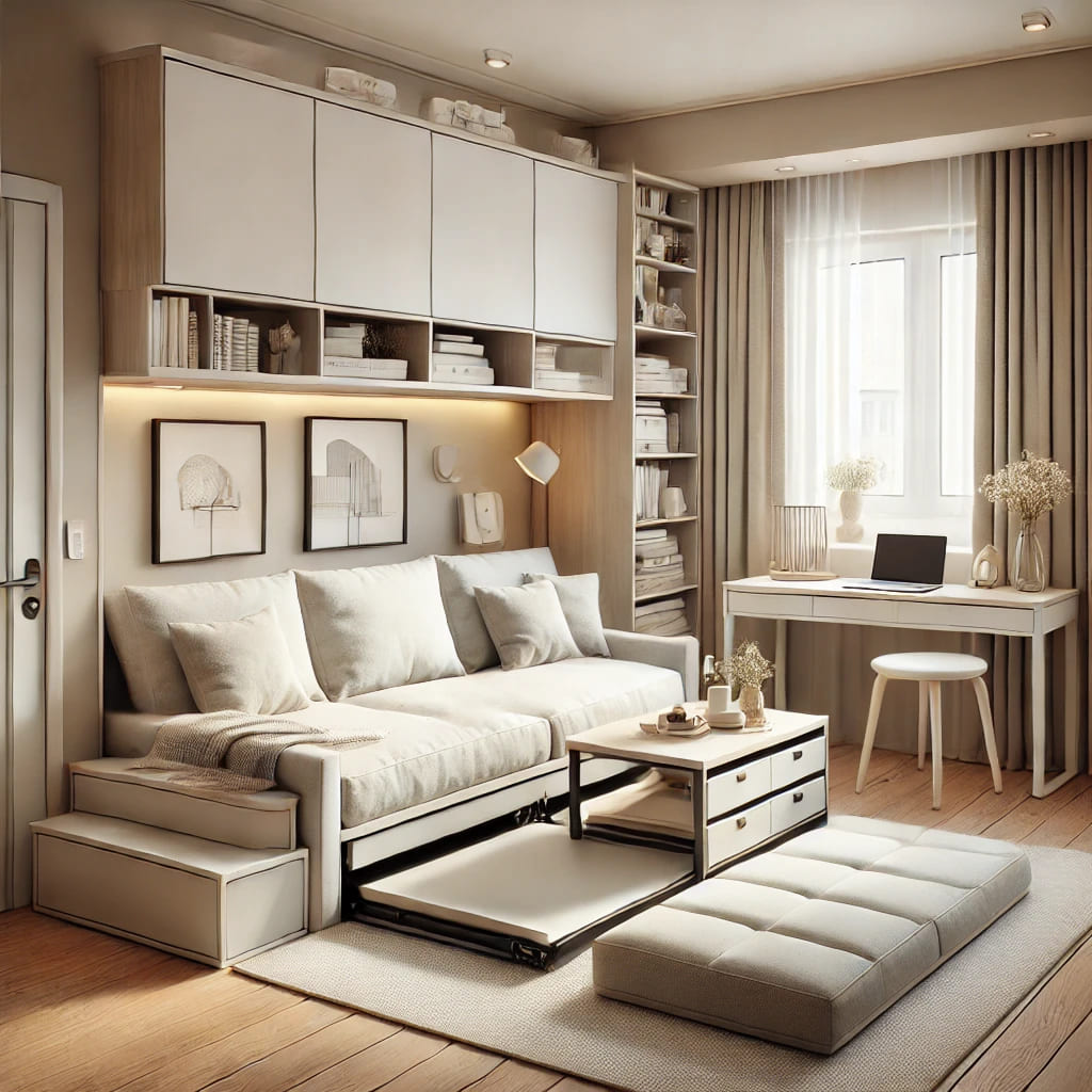 Platzsparende Moebel fuer kleine Wohnungen – 7 clevere Ideen blog image 02