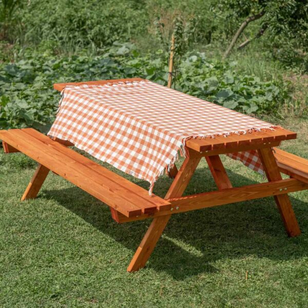 Alternative view of Picknicktisch aus Massivholz – 6 Personen
