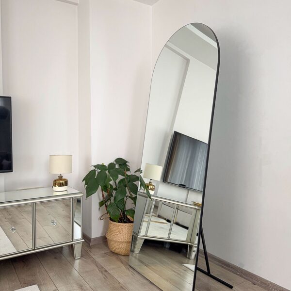 Alternative view of Rahmenlos Ovaler Standspiegel - 180x70 cm