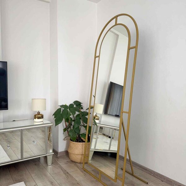 Alternative view of Dekorativer Standspiegel in 4 Farben | 180x70 cm