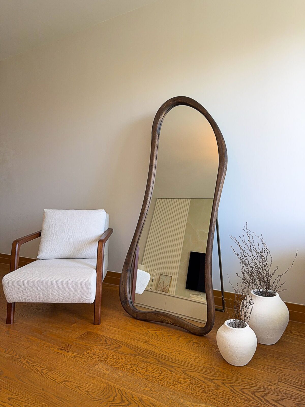 Standspiegel aus Kiefernholz – 180x80 cm