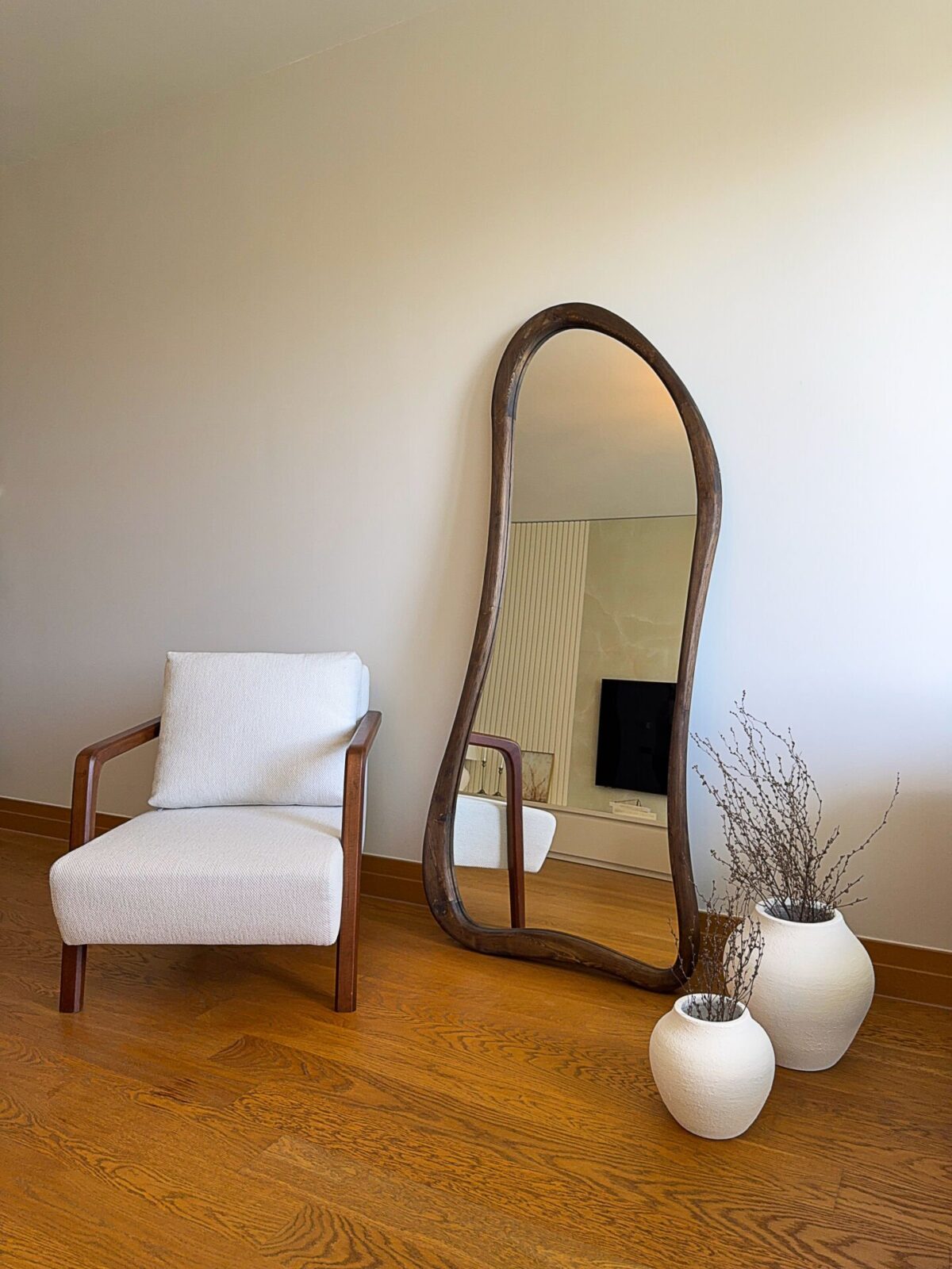 Standspiegel aus Kiefernholz – 180x80 cm – Bild 2
