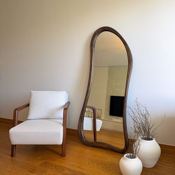 Alternative view of Standspiegel aus Kiefernholz – 180x80 cm