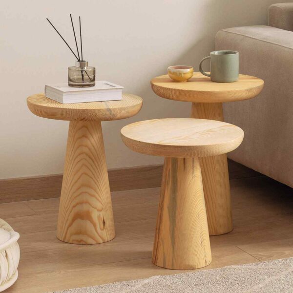 Pilz Couchtisch-Set
