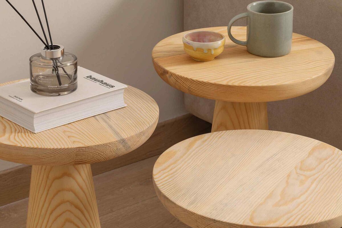 Pilz Couchtisch-Set – Bild 2