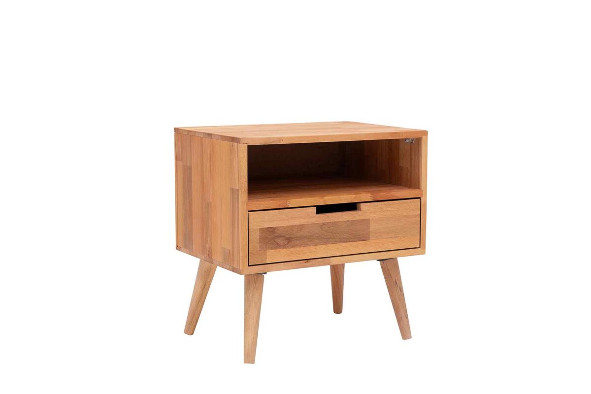 Zeus Holz Nachttisch 50 cm – Bild 4