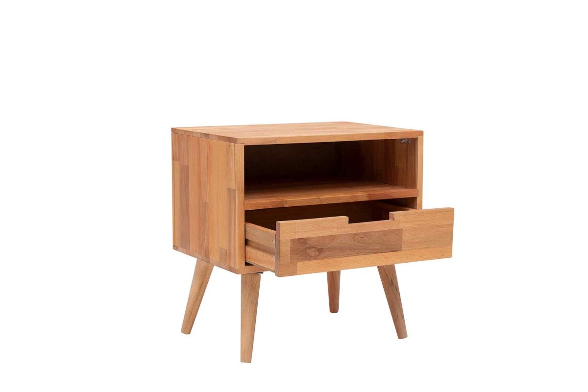 Zeus Holz Nachttisch 50 cm – Bild 5