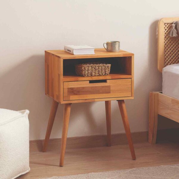 Zeus Holz Nachttisch 70 cm