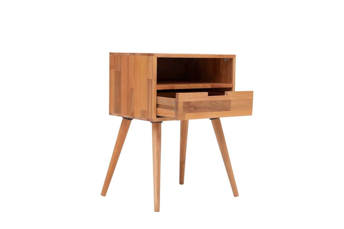 Zeus Holz Nachttisch 70 cm – Bild 6