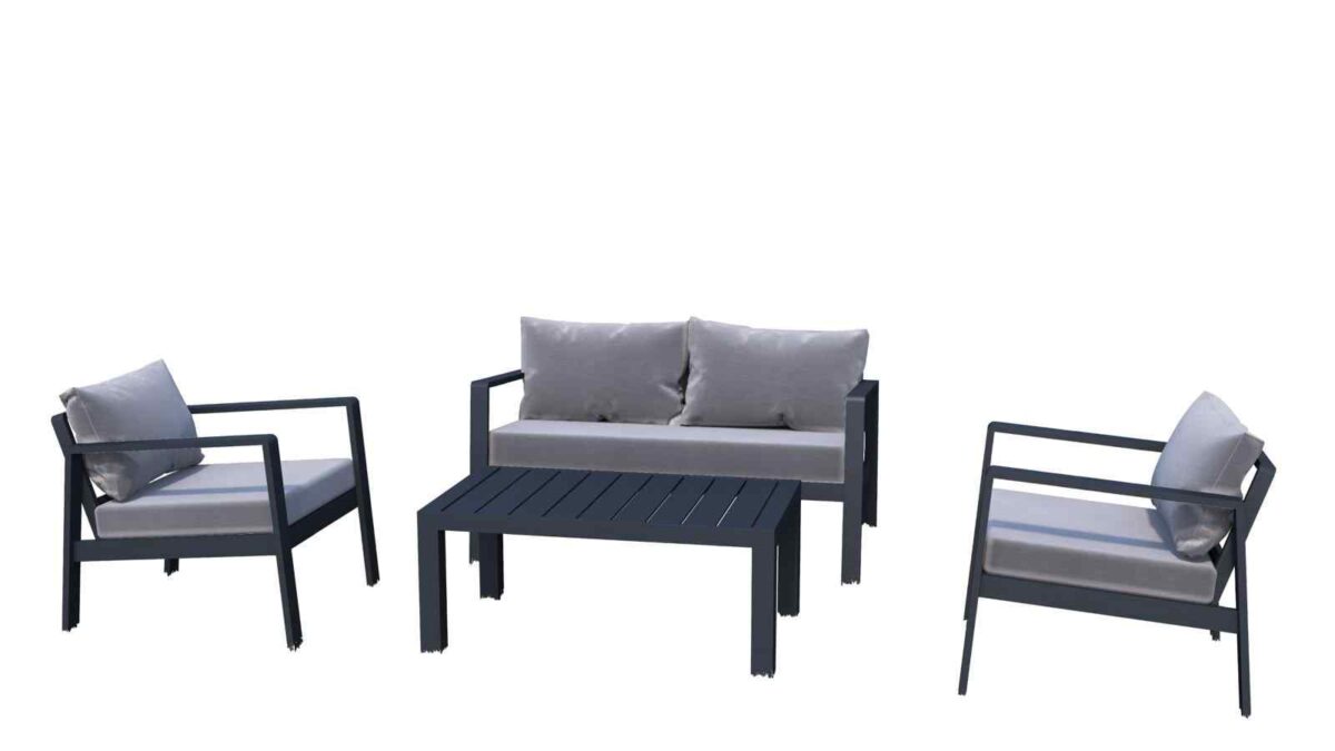GARTENLOUNGE-SET IN 3 FARBEN – Bild 3