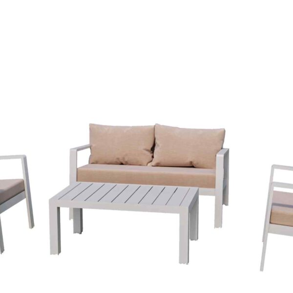 GARTENLOUNGE-SET IN 3 FARBEN