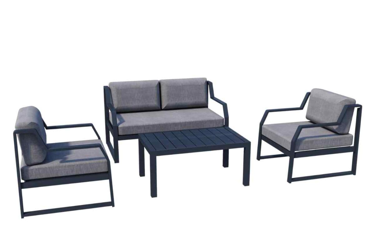 GARTENLOUNGE-SET IN 3 FARBEN – Bild 3