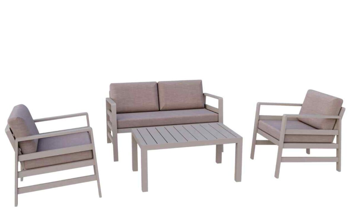 GARTENLOUNGE-SET IN 3 FARBEN – Bild 3