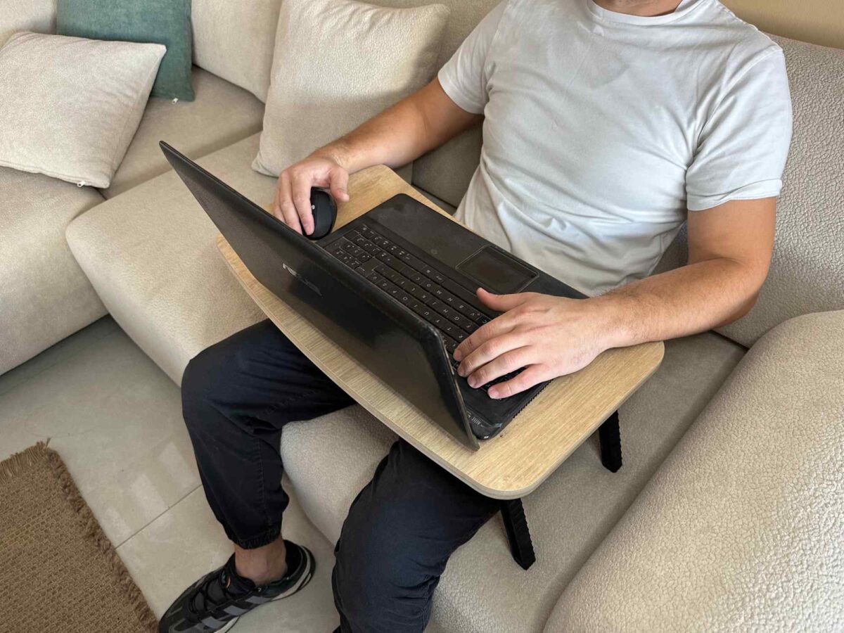 MİLTON KLAPPBARER MDF LAPTOP-TISCH – Bild 3