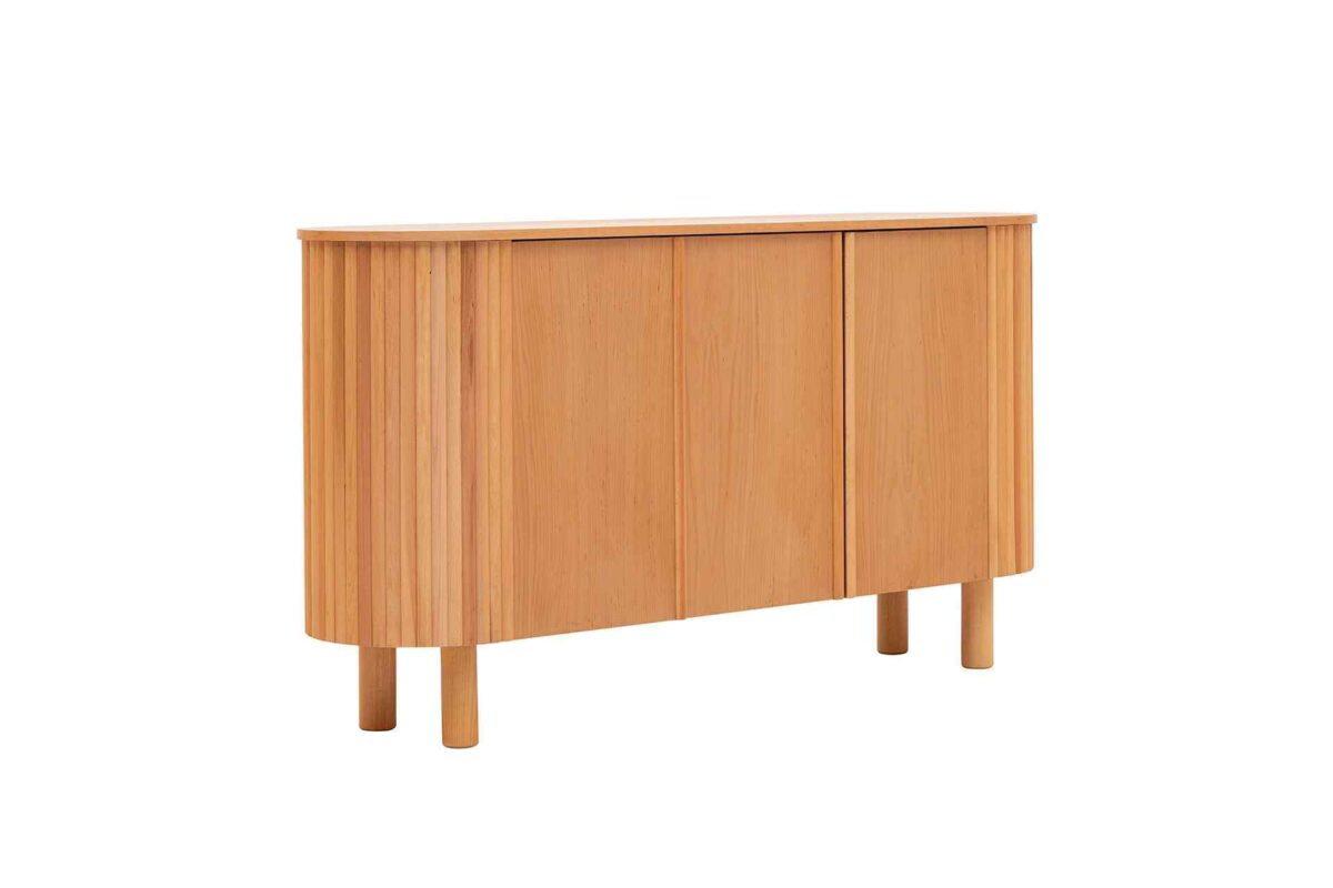 SOLI BOHEMISCHER BUCHE HOLZKONSOLENTISCH, BEIGE – Bild 5