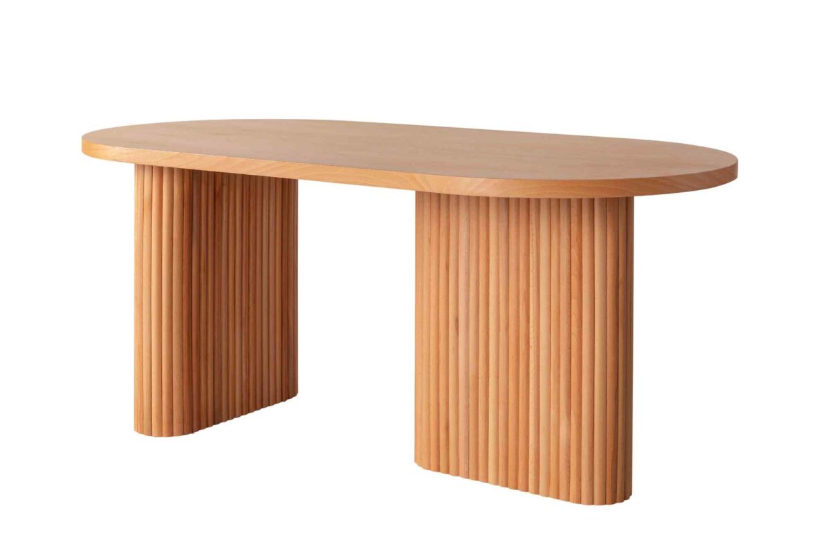 SOLI BOHEM FESTER ESSTISCH AUS BUCHE, 90X180 – Bild 8