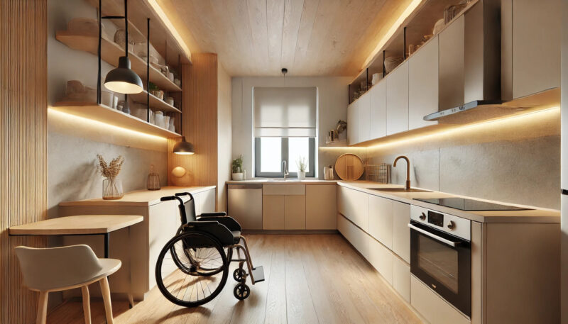 Barrierefreie Küchengestaltung sicher, komfortabel & gemütlich