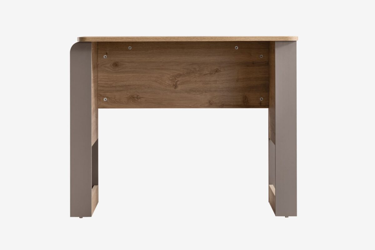 Kupa Montessori Hut Schreibtisch – 95 cm, Holzoptik & Grau