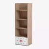 Kupa Montessori Hut Kinderregal – 55 cm, 4 Fächer, Schublade, Sterne