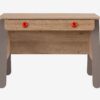 Kupa Montessori Hut Schreibtisch – 110 cm, Holzoptik & Grau