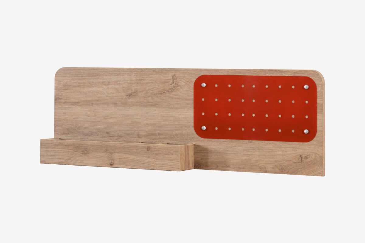 Kupa Montessori Hut Schreibtisch-Aufsatz – 110 cm, Organizer & Loch-Pinnwand – Bild 2