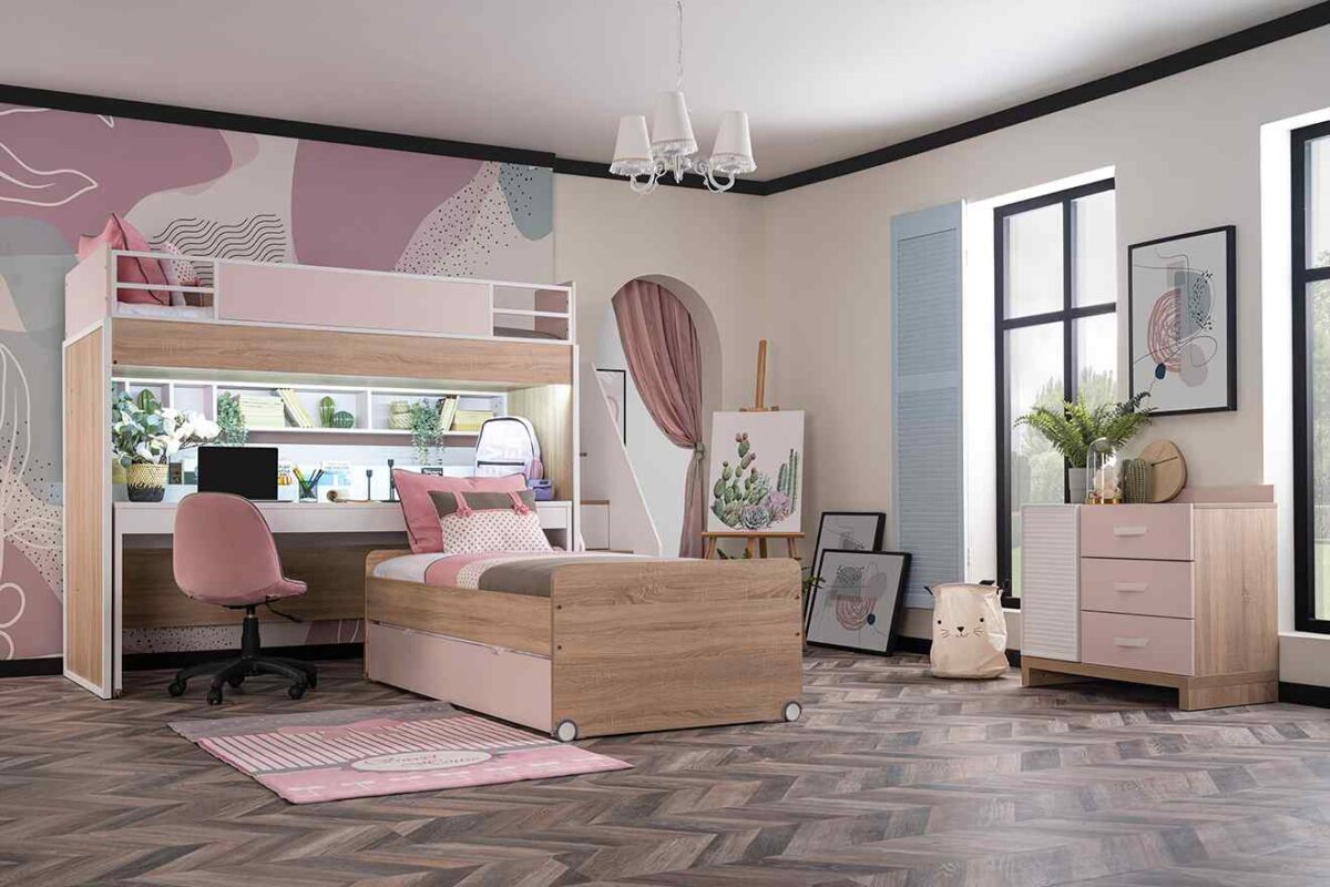 Kupa ANGEL CITY Hochbett Set, 6-teilig