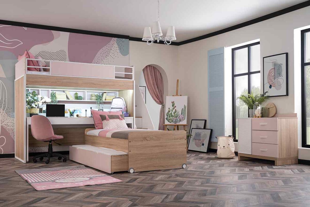 Kupa ANGEL CITY Hochbett Set, 6-teilig – Bild 2