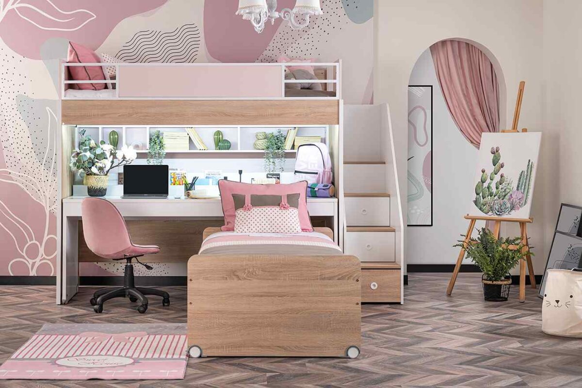 Kupa ANGEL CITY Hochbett Set, 5-teilig