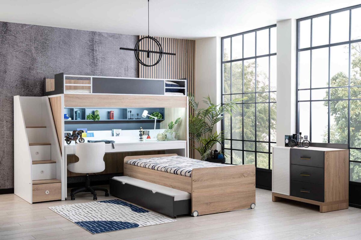 Kupa NEW CITY Hochbett Set, 6-teilig – Bild 2