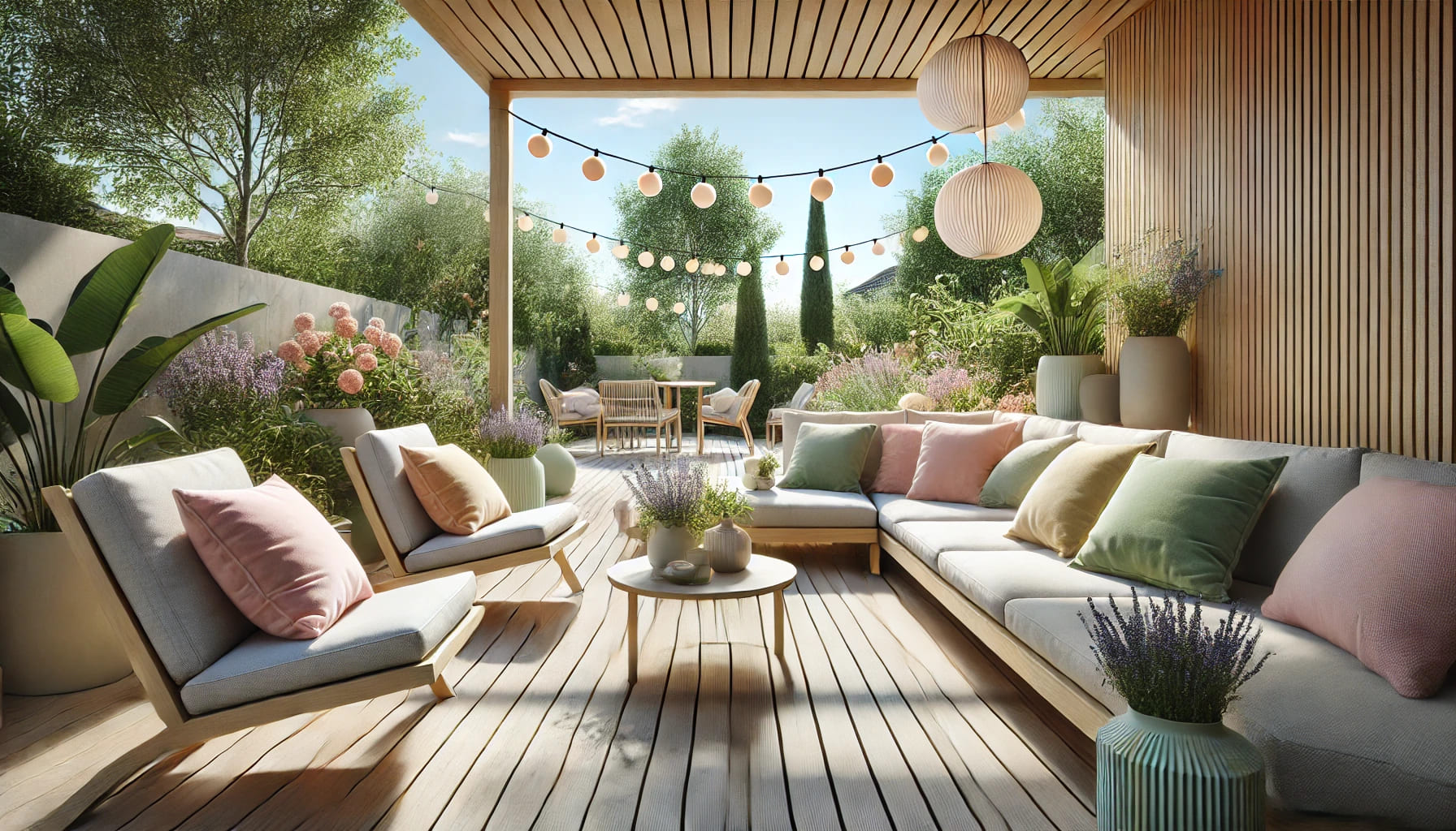 Outdoor Trend 2025 Sorbet Shades für Terrasse, Balkon & Garten