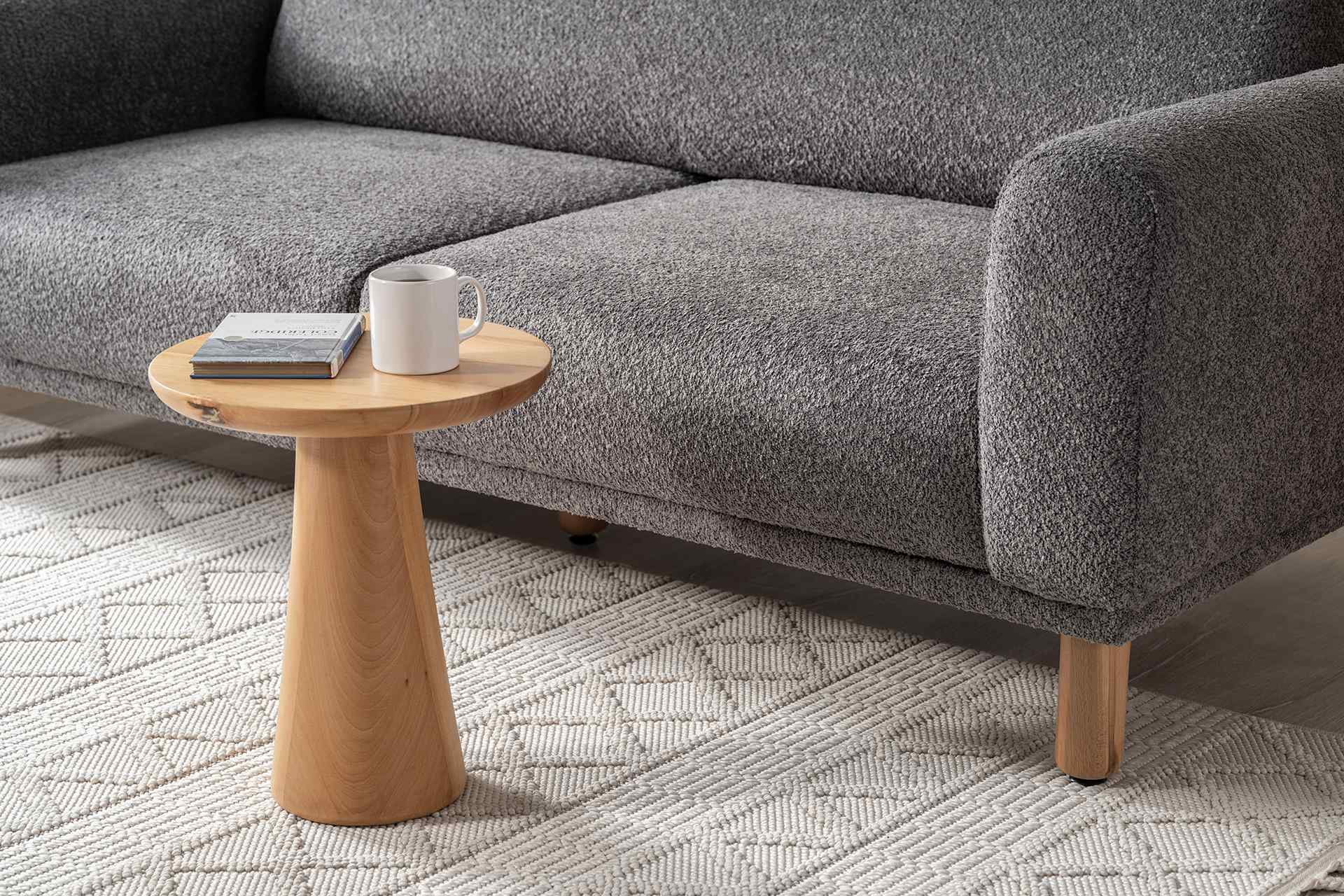 Hera 3-Sitzer Sofa, Anthrazitgrau – Bild 4