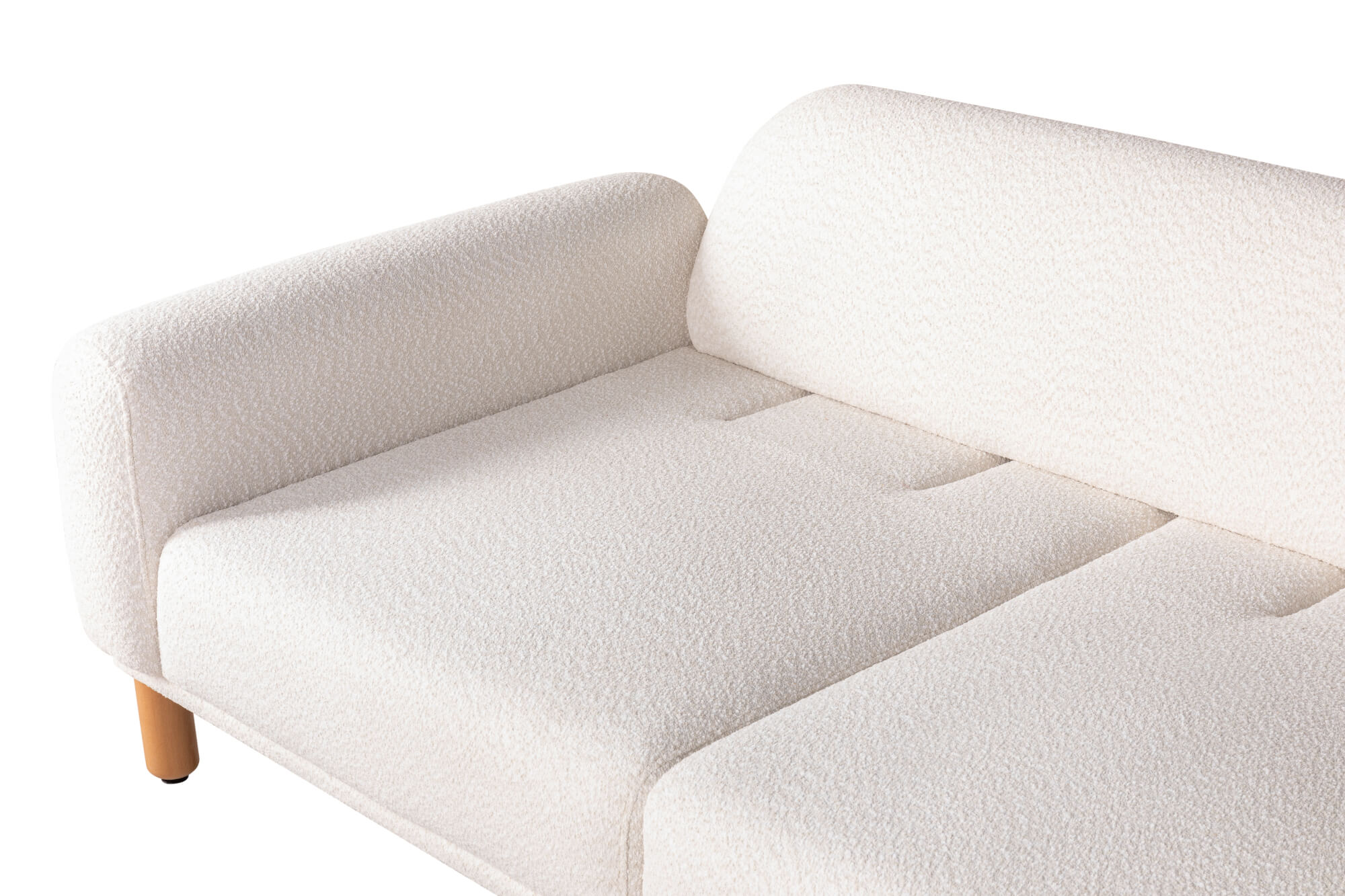 Hera 3-Sitzer Sofa, Weiß – Bild 6