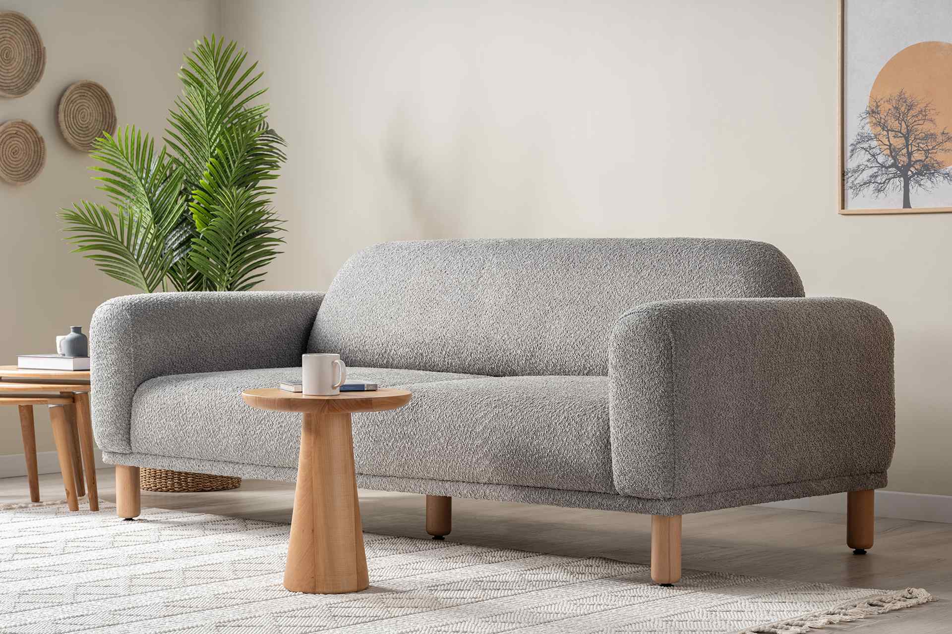 Hera 3-Sitzer Sofa, Grün – Bild 4