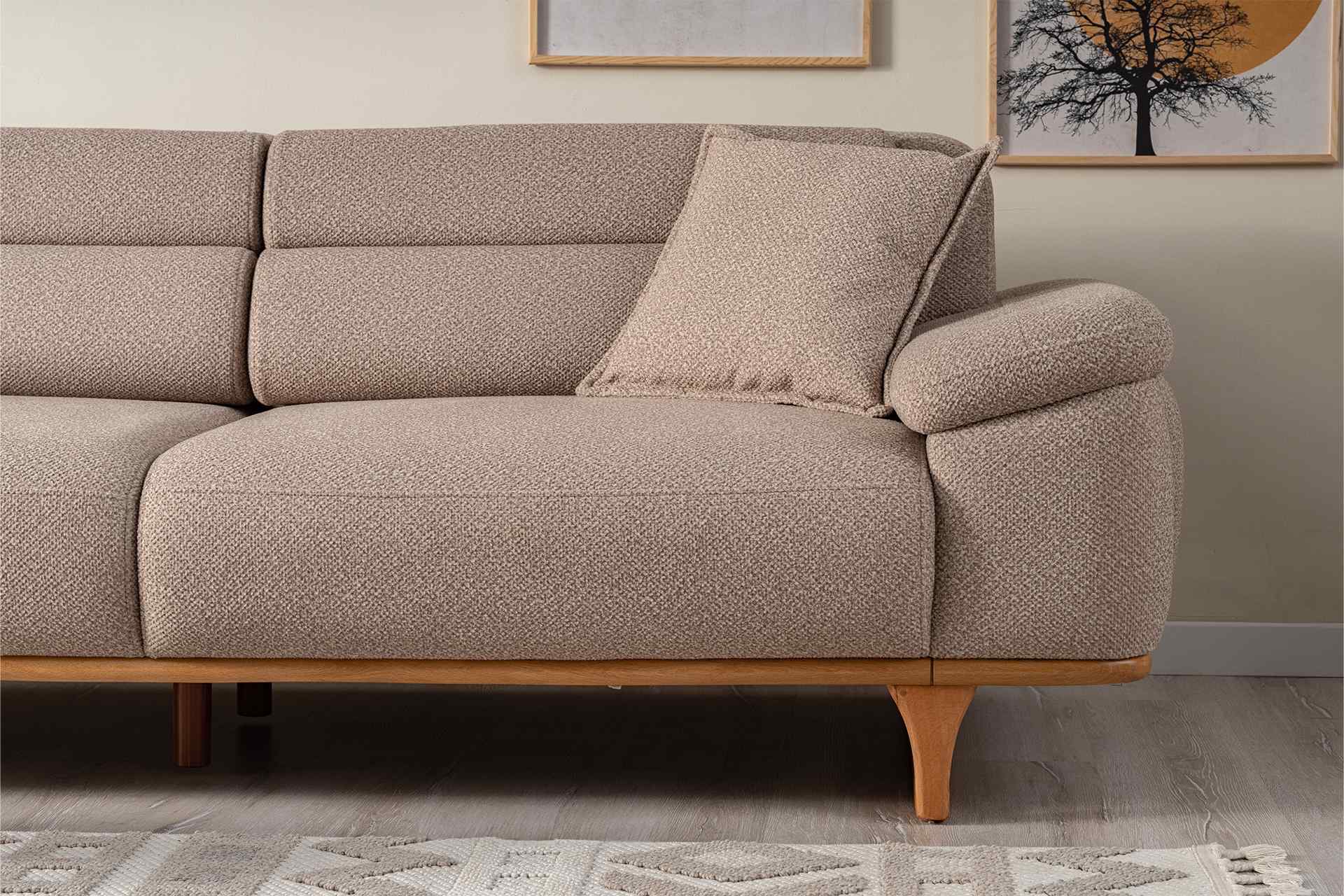 Oslo 3-Sitzer Sofa, Nerz – Bild 2