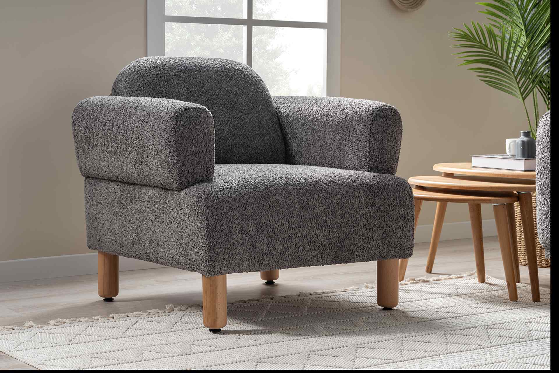 Hera Sessel, Anthrazitgrau