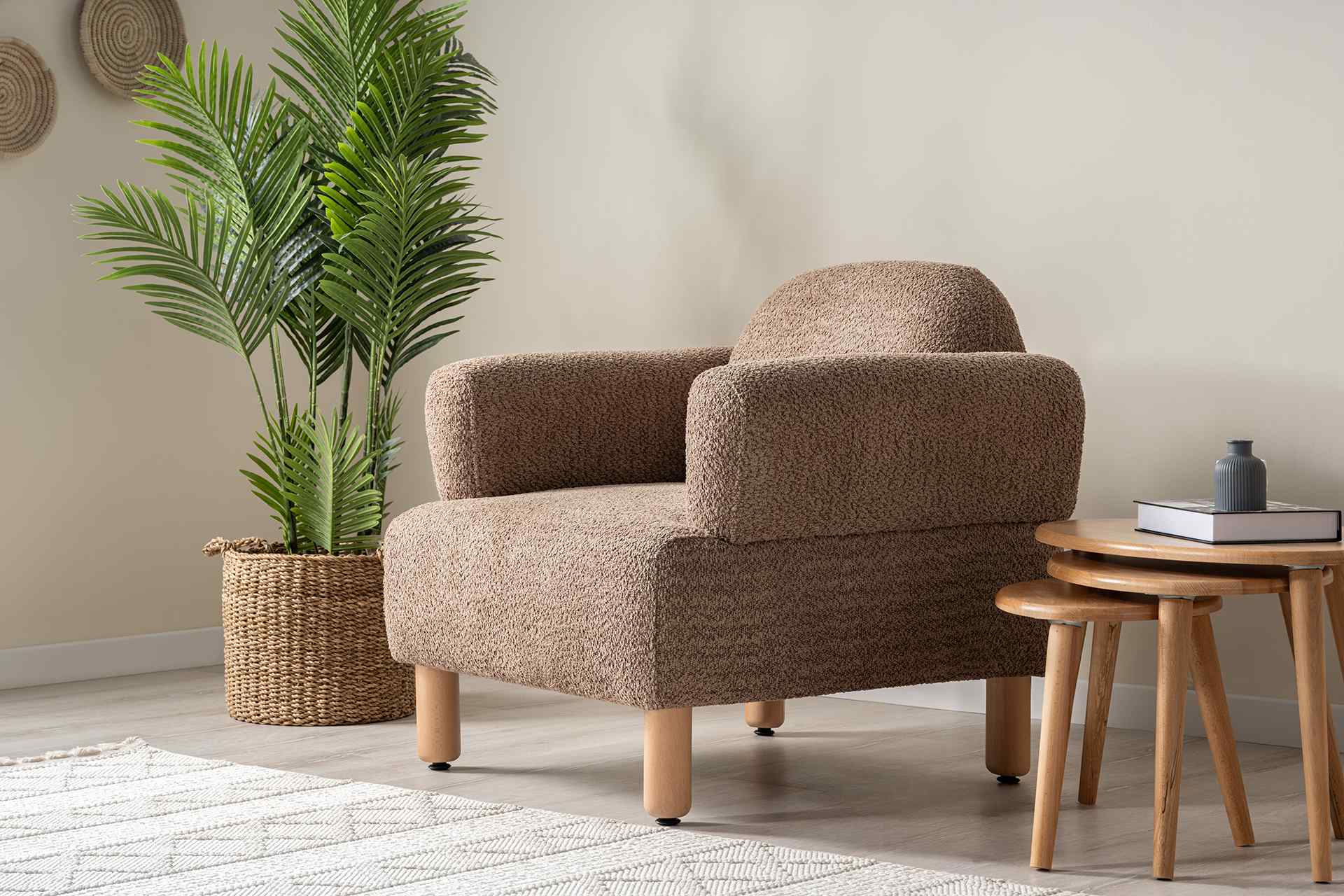 Hera Sessel, Braun – Bild 3