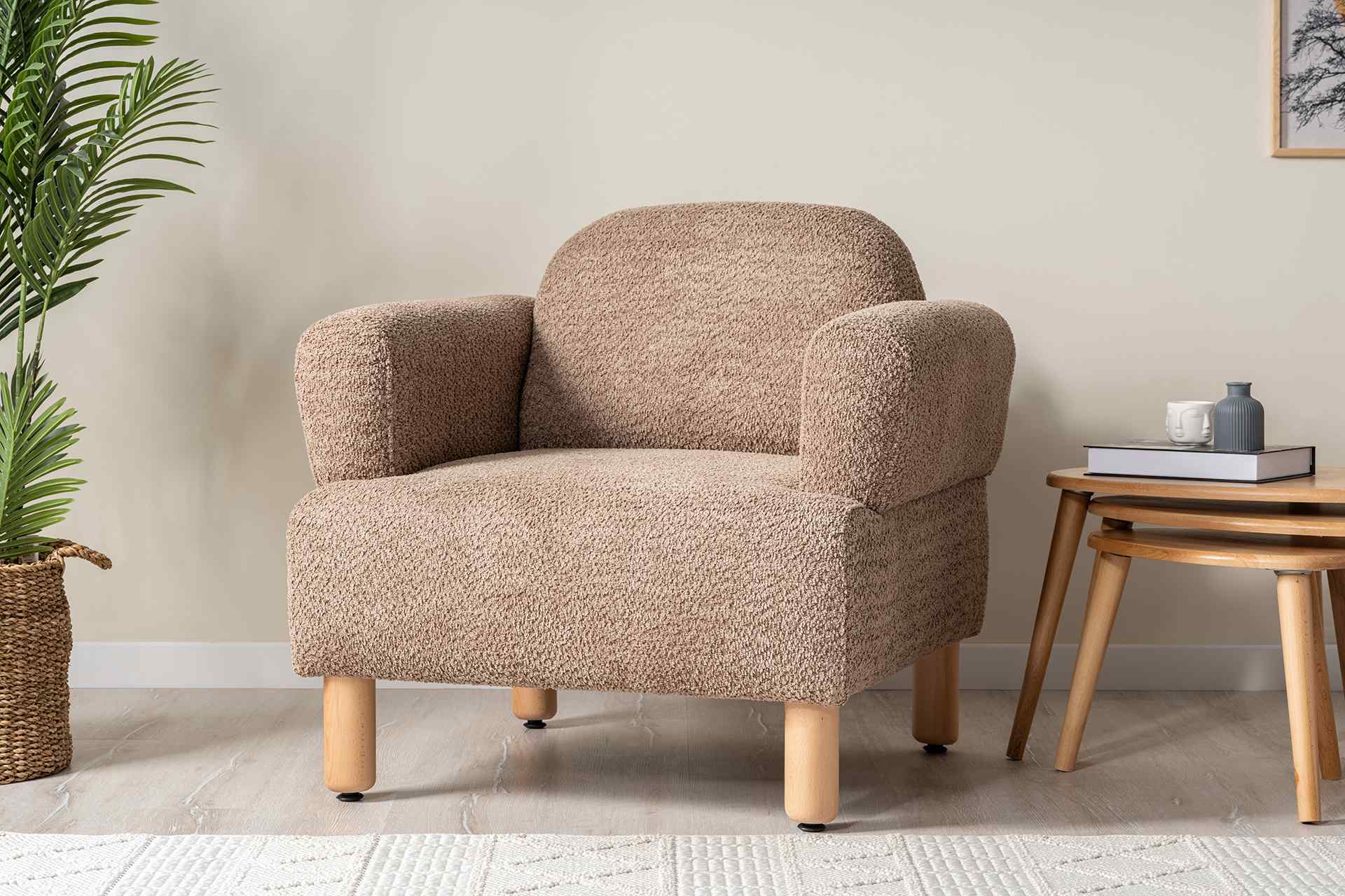 Hera Sessel, Braun – Bild 4