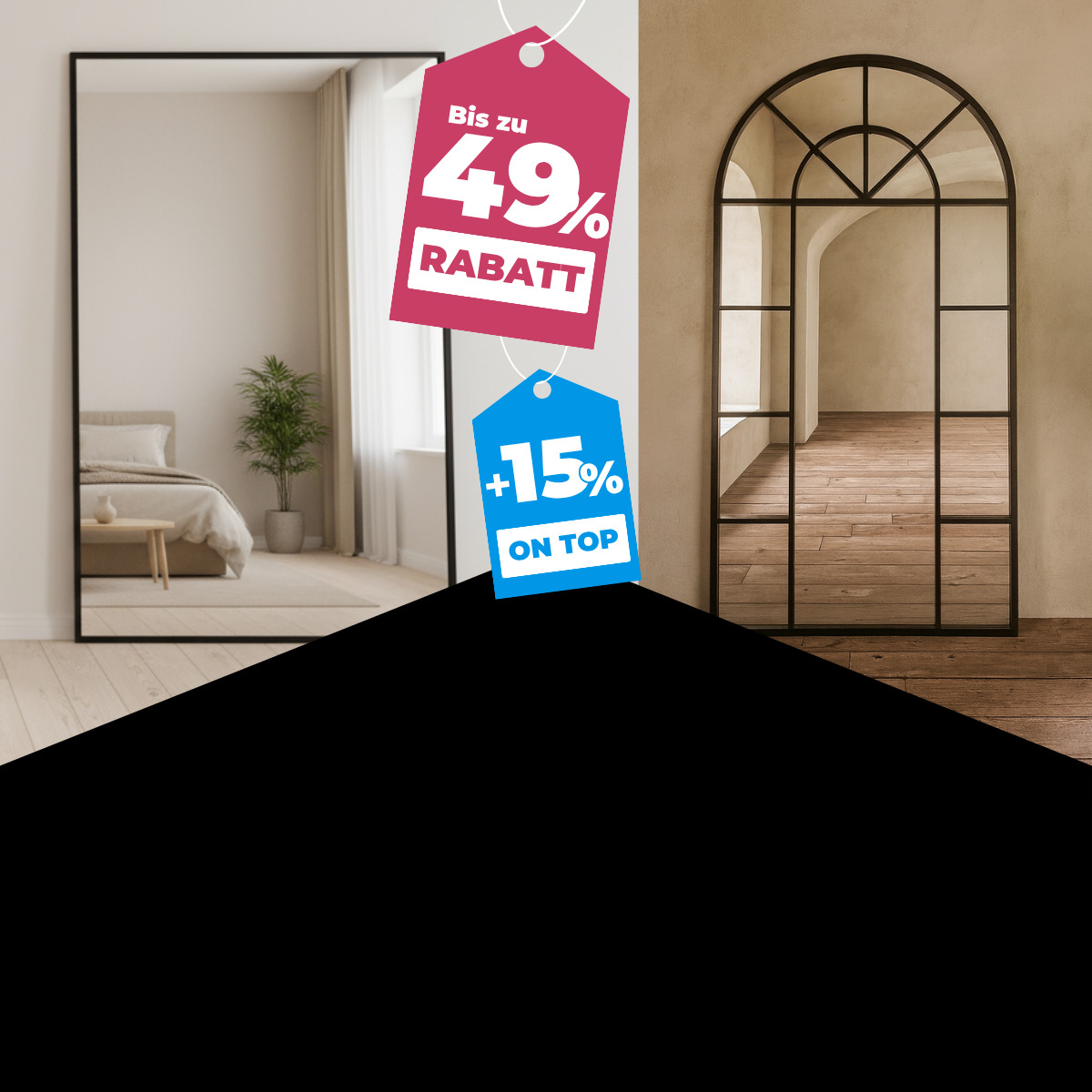 mirror banner mobile