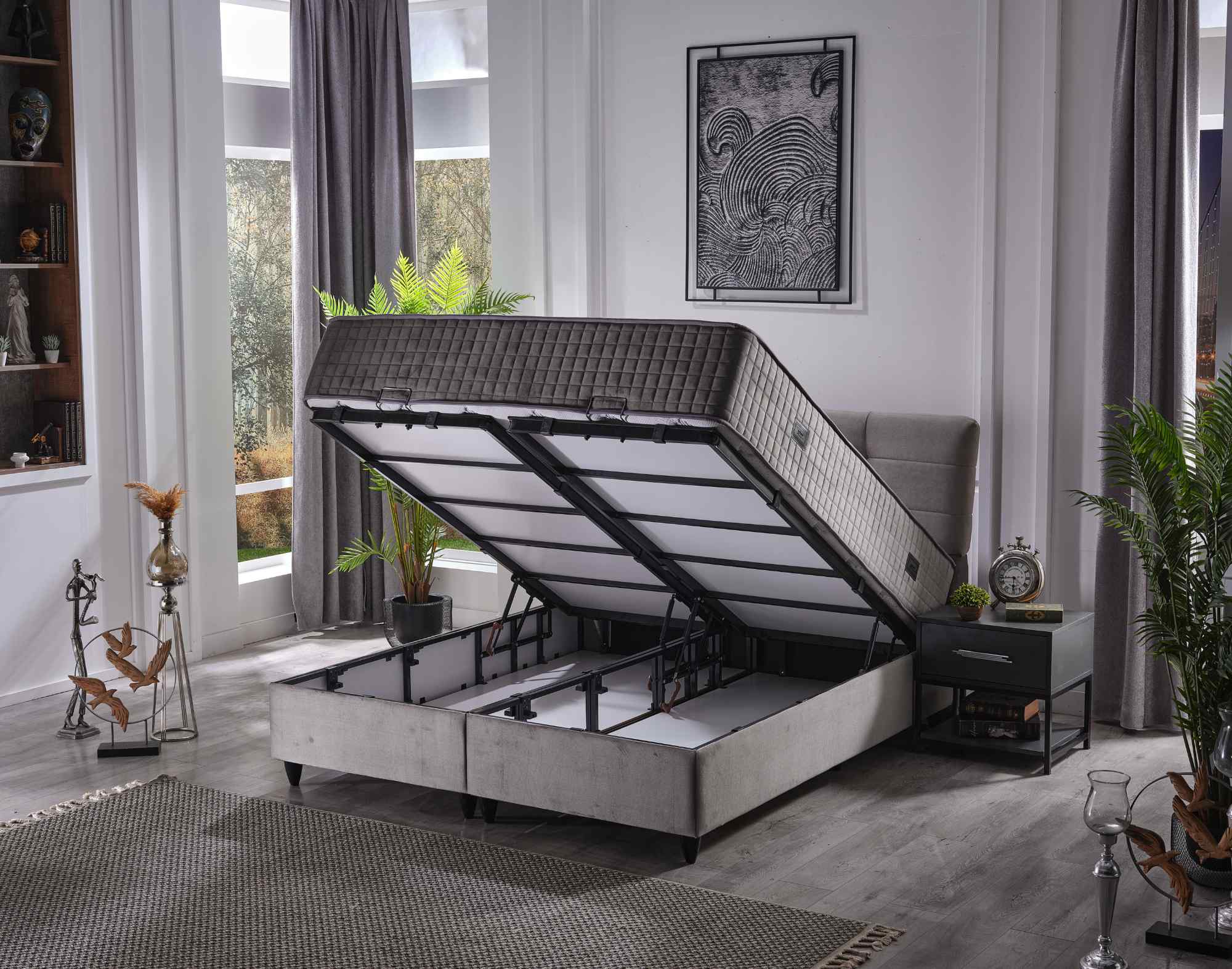 Naomi Box-Spring Bett-Set – Bild 4