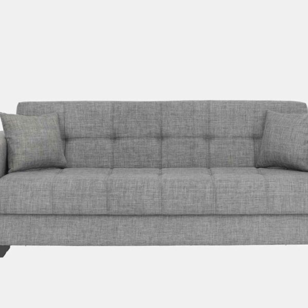 Alternative view of Hellgrau, dekorative Sitzgruppe mit Schlaffunktion.