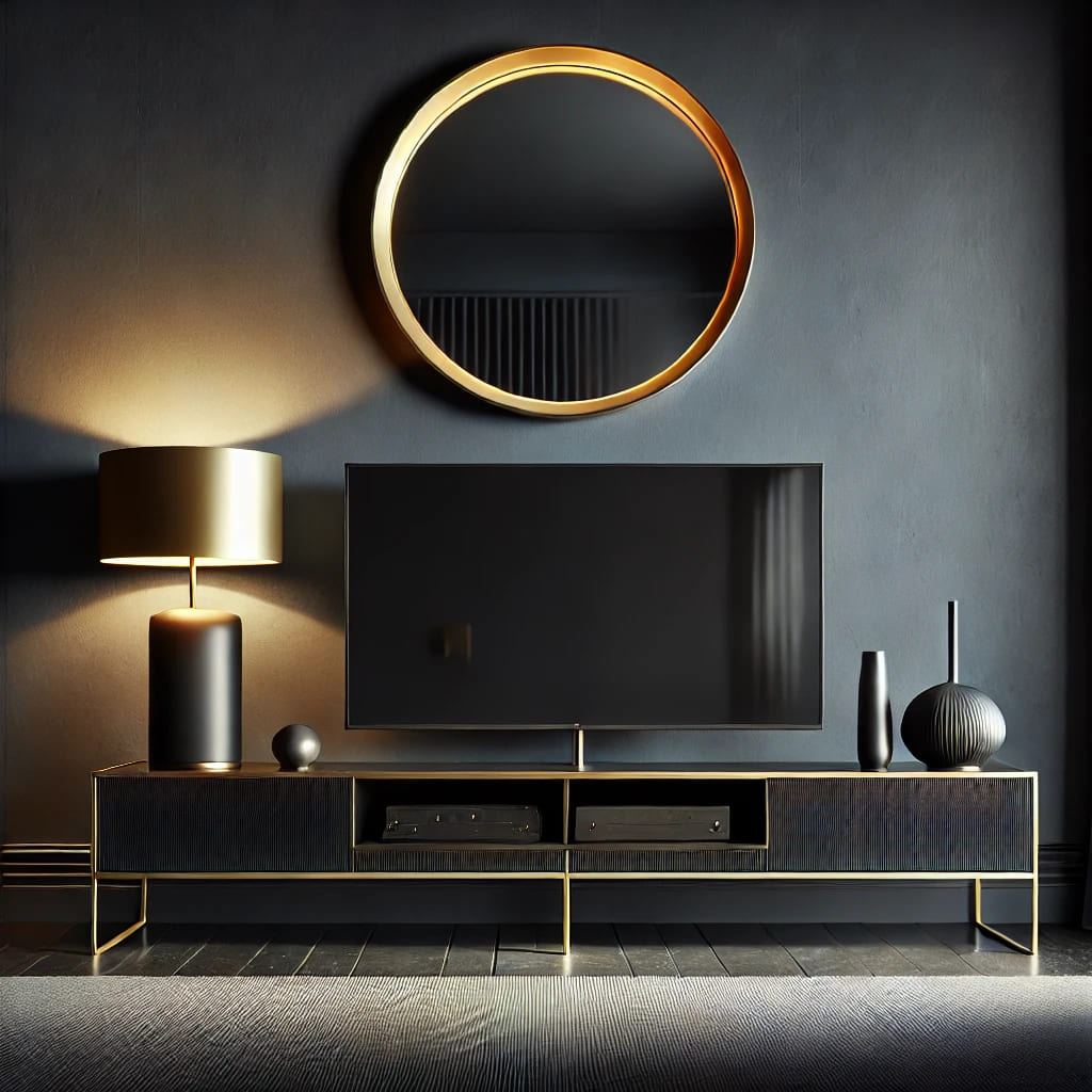 Luxus trifft Industrial Style Ihr Wohnzimmer schwarz gold gestalten blog image 03