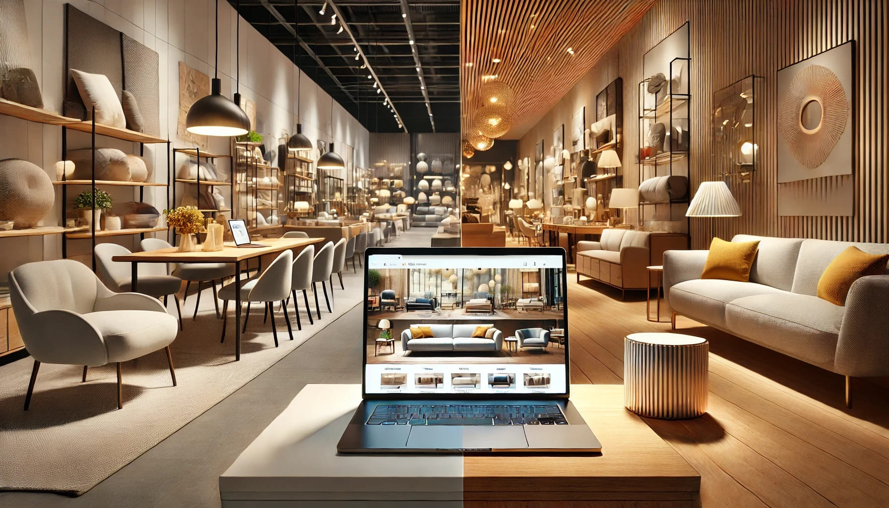 Online-Shopping vs. Stationäres Einkaufen Welche Option ist beim Möbelkauf