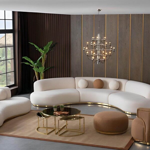 Alternative view of Crown Ecksofa weiß