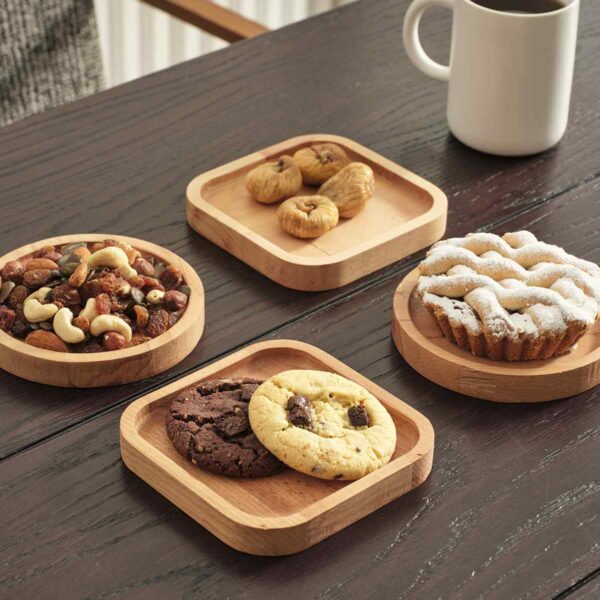 Alternative view of Bella Snack- und Frühstücksset aus Massiver Buchenholz – 4-teilig