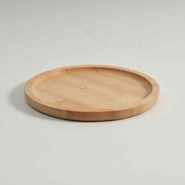 Alternative view of Solara Runde Servierschale aus Massiver Buchenholz
