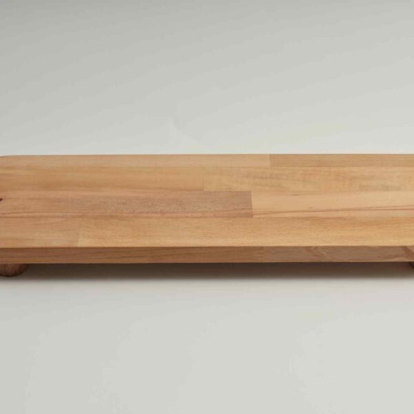 Orin Erhöhtes Schneide- und Servierbrett aus Massiver Buchenholz