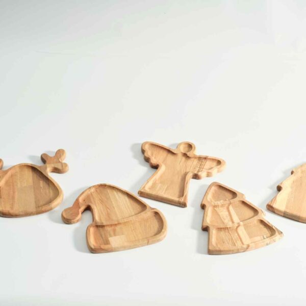 Simba 5-teiliges Snack-Set aus Massiver Buchenholz