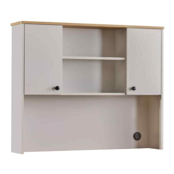 KUPA Sirius Schreibtischaufsatz / Regal mit USB-Port 120 cm